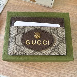 Brand New Gucci NEO VINTAGE GG SUPREME CARD CASE